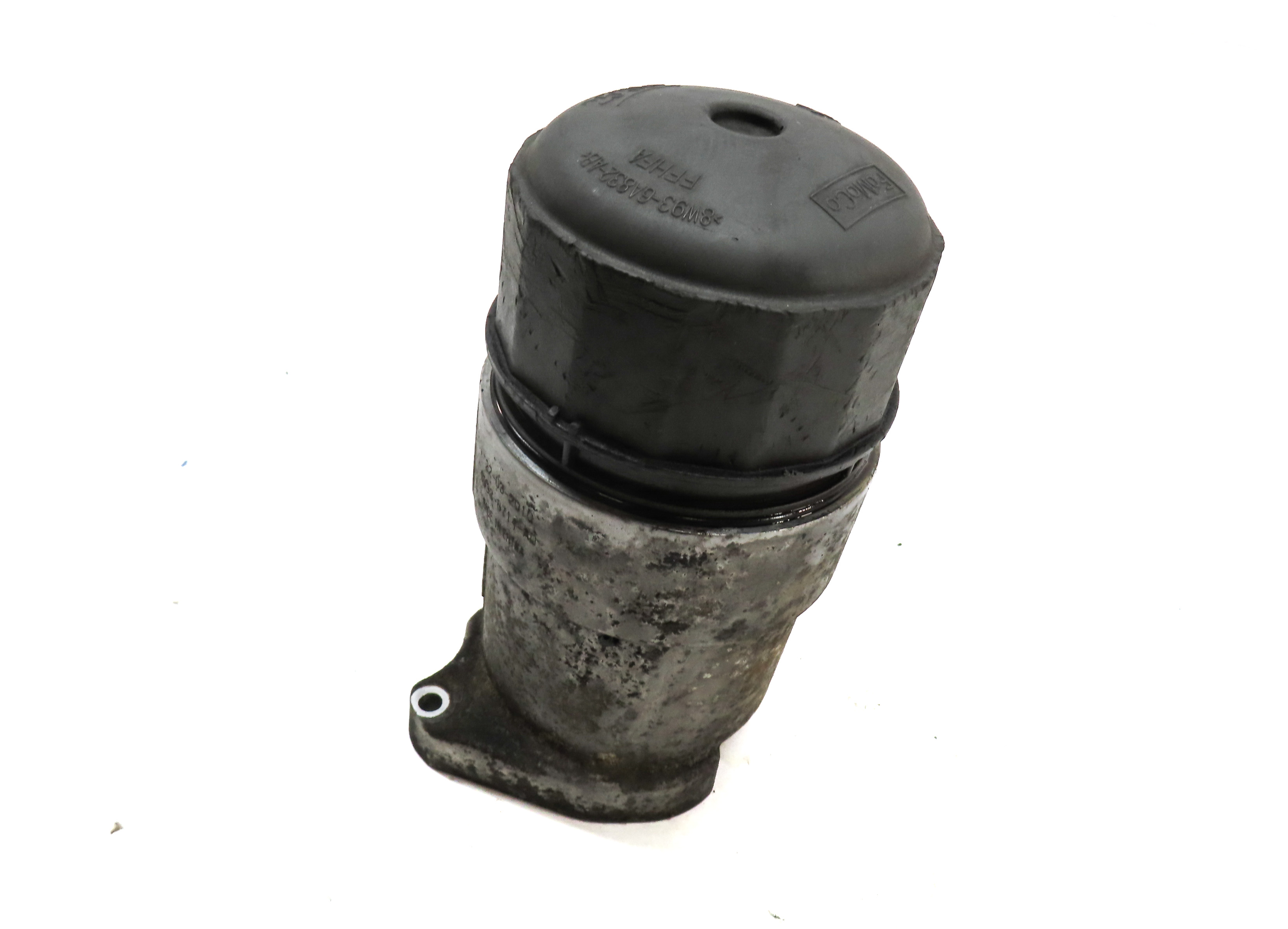 2011 LAND ROVER LR4 (L319) 5.0L NON SUPER ENGINE OIL FILTER HOUSING w/ CAP — exact item pictured